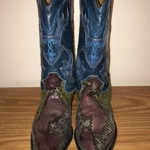 Ladies Python Cowboy boots